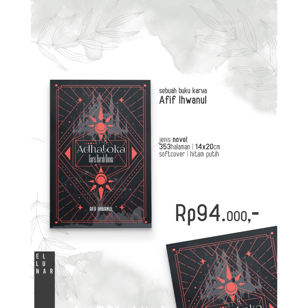 Buku "Adhaloka: Garis Darah Dunia" Ellunar
