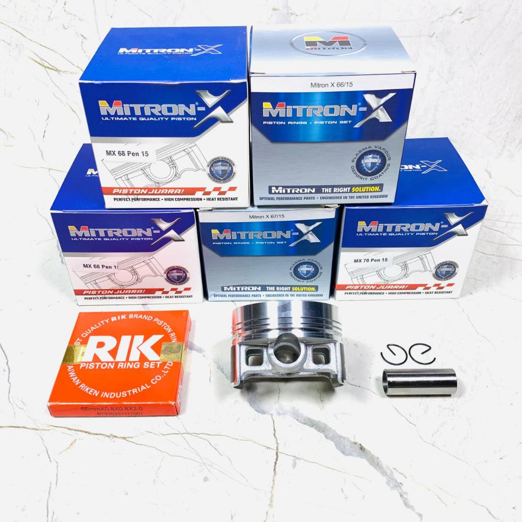 PISTON PEN15 MITRON X 66 67 68 70 PEN 15 PISTON 66 67 68 70 MITRON X RACING ATALLAH