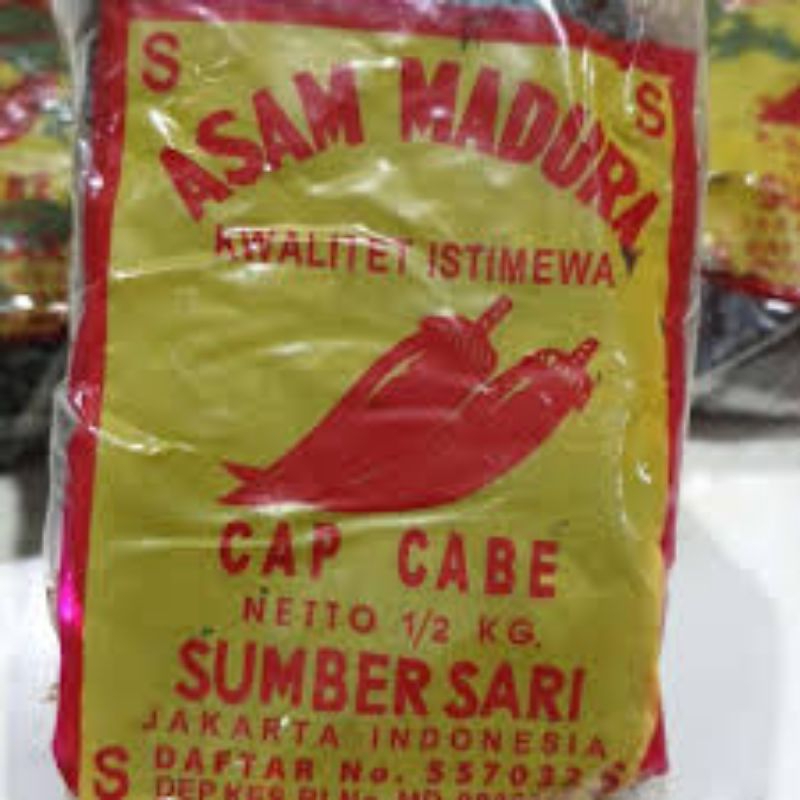 

ASAM MADURA CAP CABE (500GRAM)