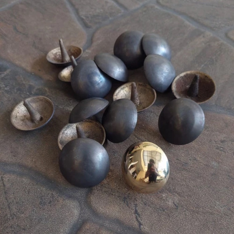 Paku Pines Kuningan Ornamen Dinding Pagar Pintu