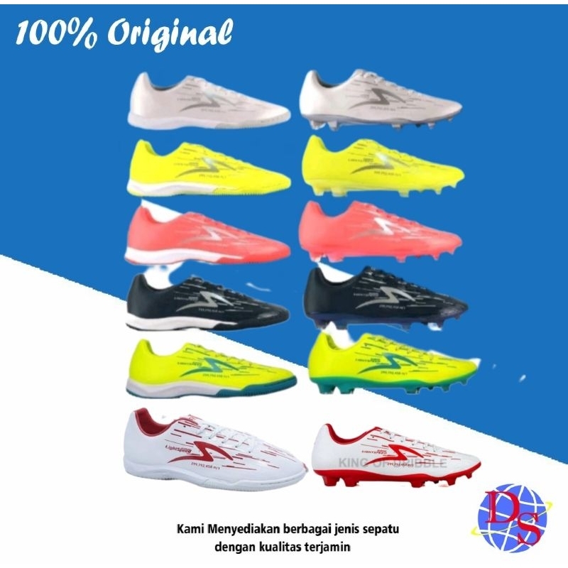 SPECS LIGHTSPEED REBORN IN FG / SEPATU SPECS ORIGINAL LIMITED EDITION / SEPATU FUTSAL SEPAK BOLA PRI