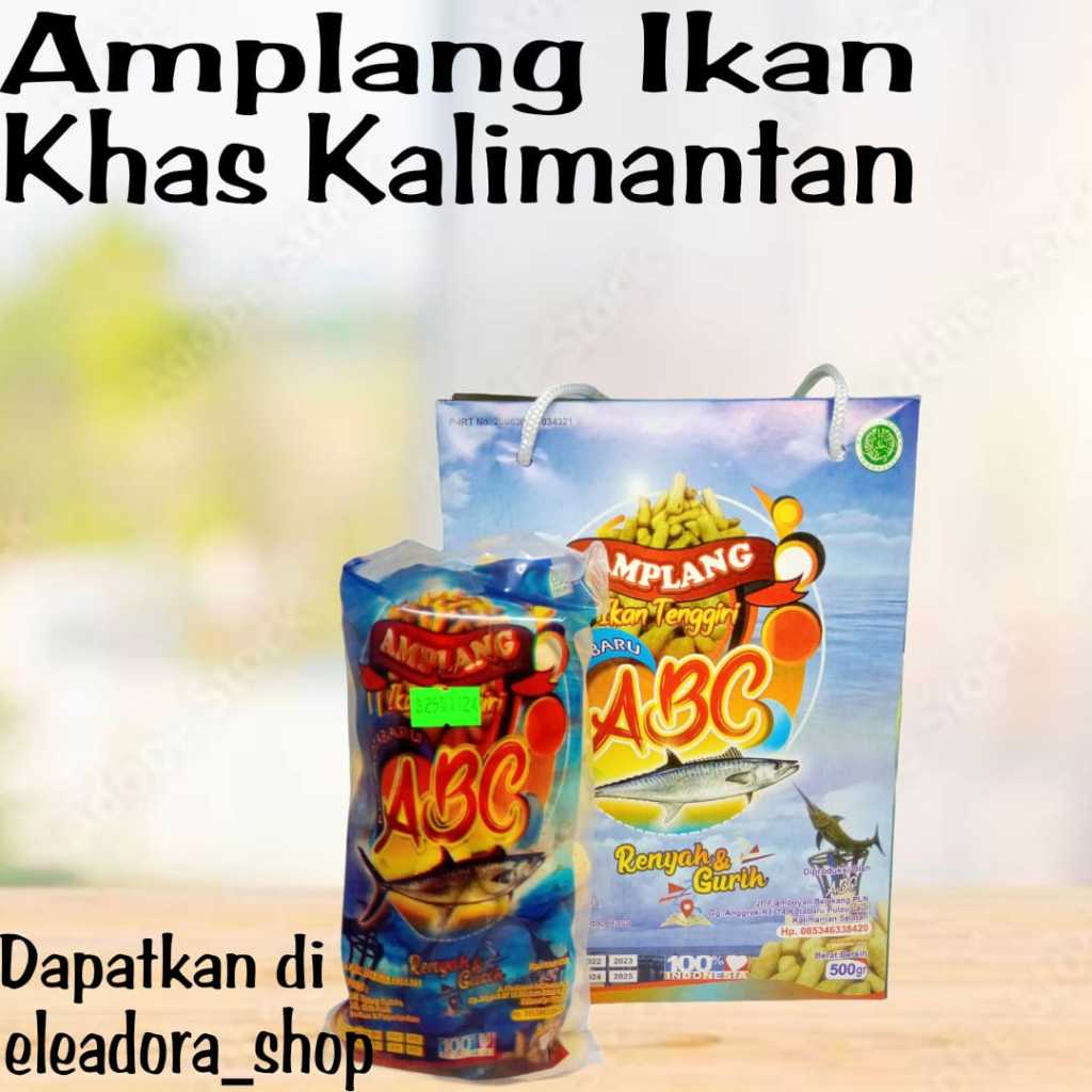 

Amplang Ikan Tenggiri ABC - Kotak Kecil - Amplang Khas Kota Baru Kalimantan Selatan