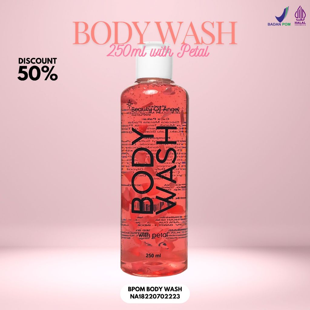 Beauty of Angel Sabun Cair 250 Ml BOA With Collagen DNA Salmon 10% Niacinamade Whitening Skin BPOM