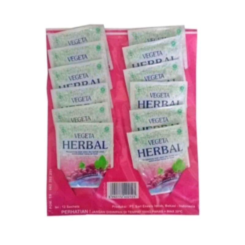 

Vegeta Herbal Pack (Isi 12 Sachet)