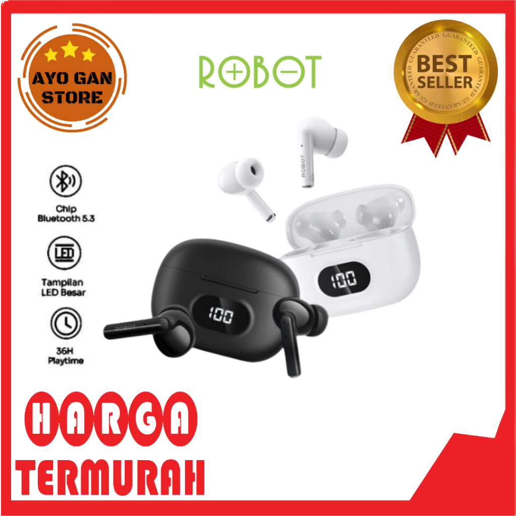 ROBOT Headset Bluetooth Airbuds T70