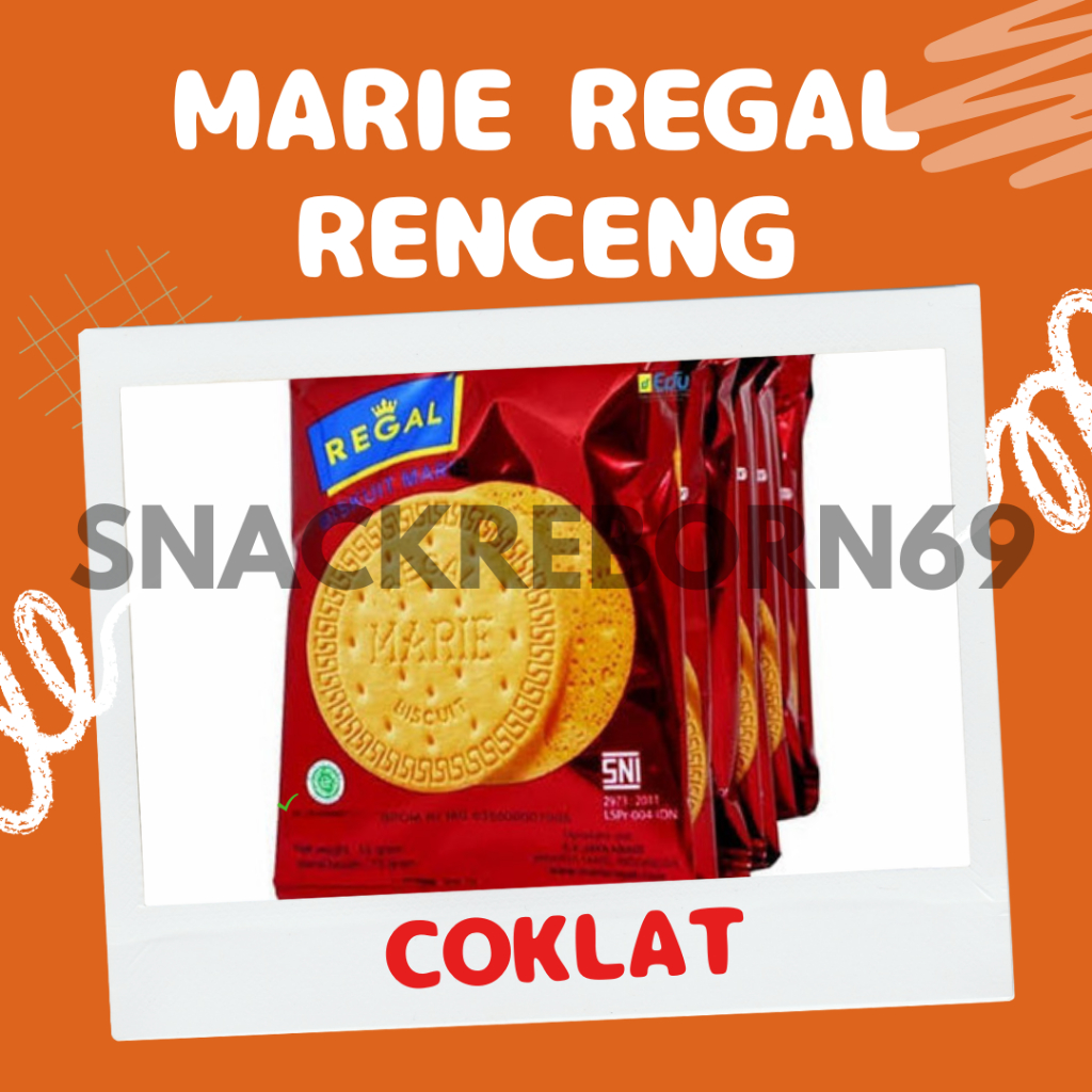 

Biskuit Marie Regal Renceng 12 gram Isi 10 Pcs