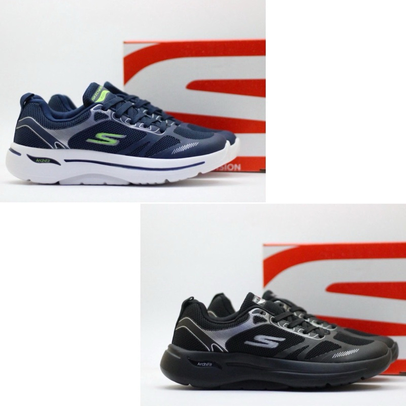 SEPATU SKECHERS ARCH FIT PRIA (SIZE 35-40) FREE KAOS KAKI