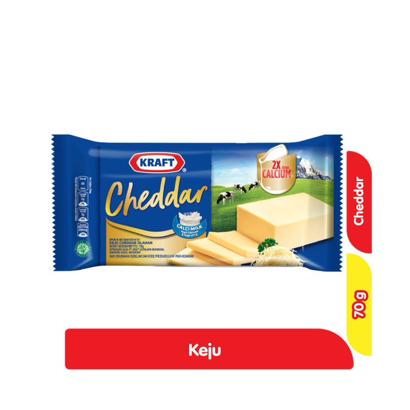 

Kraft Keju Cheddar 70g