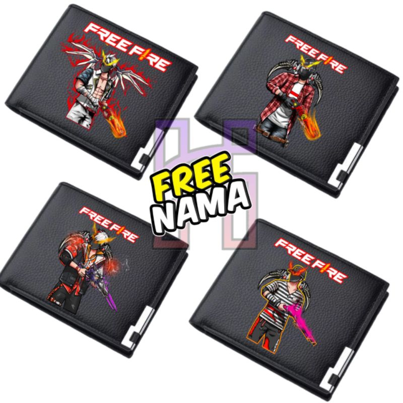 Dompet Wallet Anak FF Karakter Free Fire Versi SG OPM One Puch Man SG 2 Juta