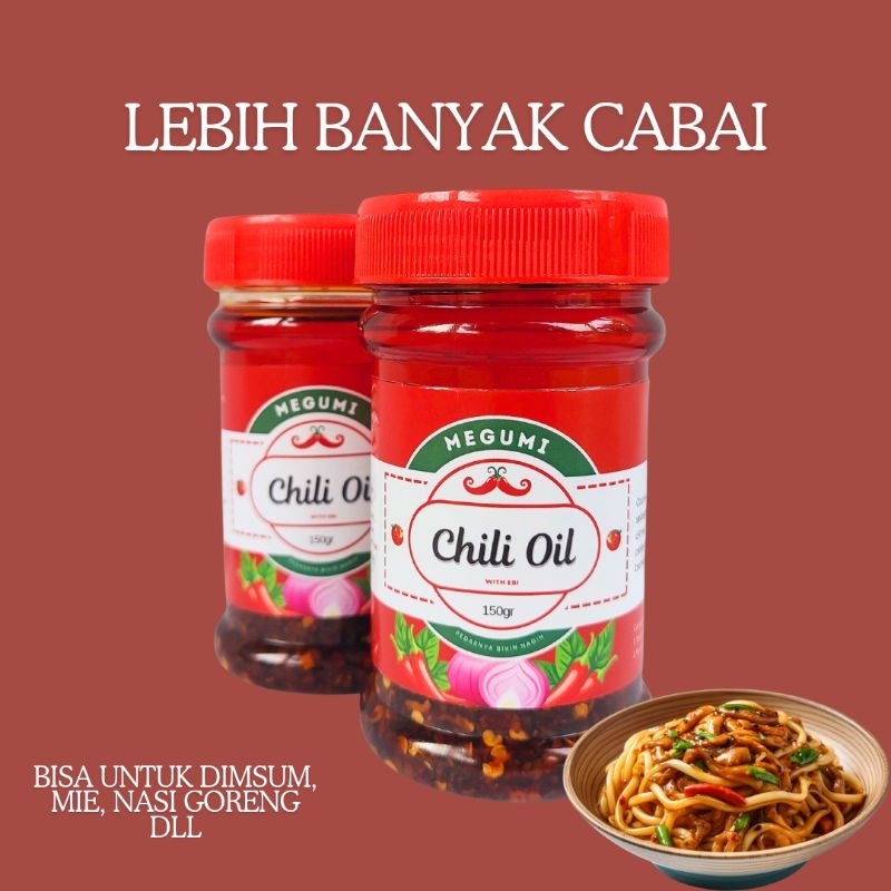 

Chili Oil Halal - Chili Oil Dimsum - Sambal Cocol Dimsum Gorengan Mie Pedas Gurih Wangi