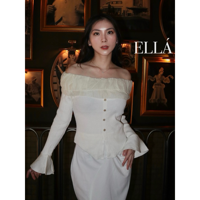 J'ADORE - Ella Sabrina Top atasan wanita model sabrina