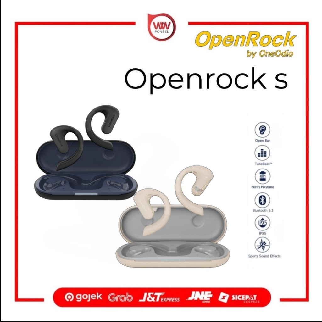 OpenRock S Open Ear Air Conduction Sport Earbuds