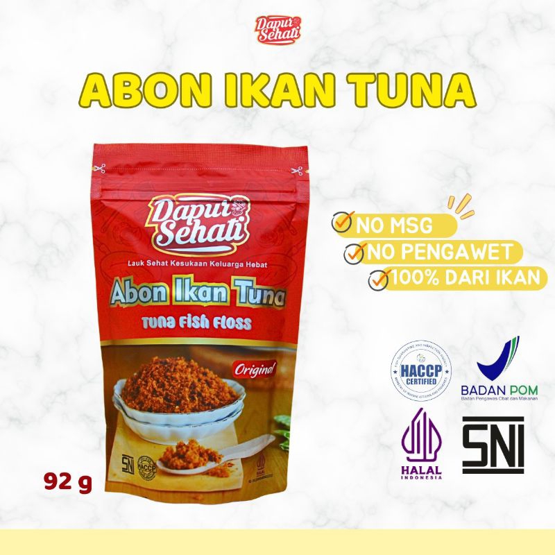 

Abon Ikan Tuna Dapur Sehati/Non MSG/Non Pengawet