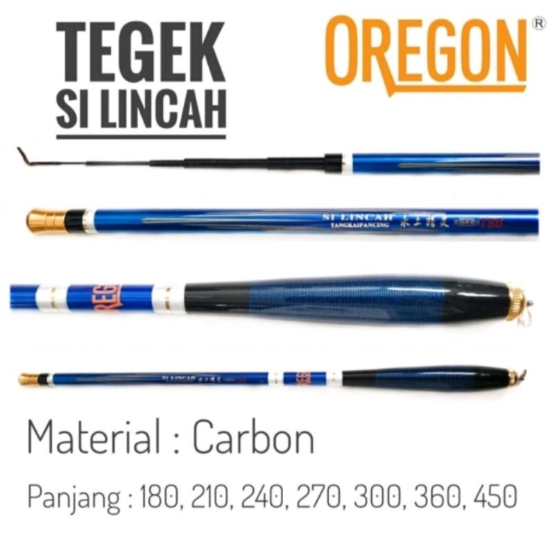 Joran Tegek Oregon Silincah 180,210,240,270,300,360,450cm