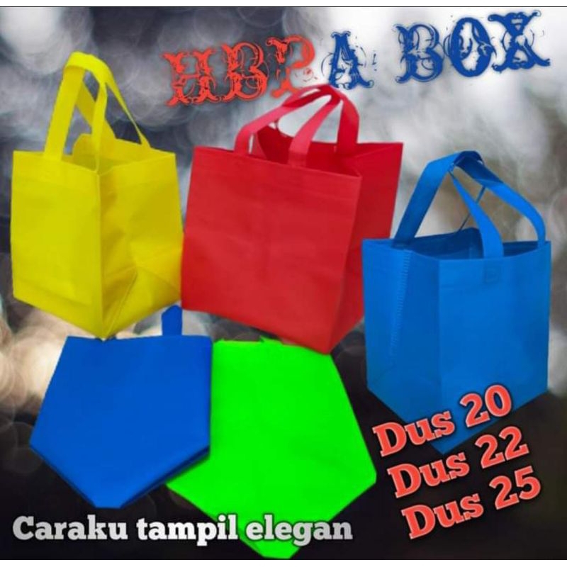 

tas spounbond ukuran 20x20