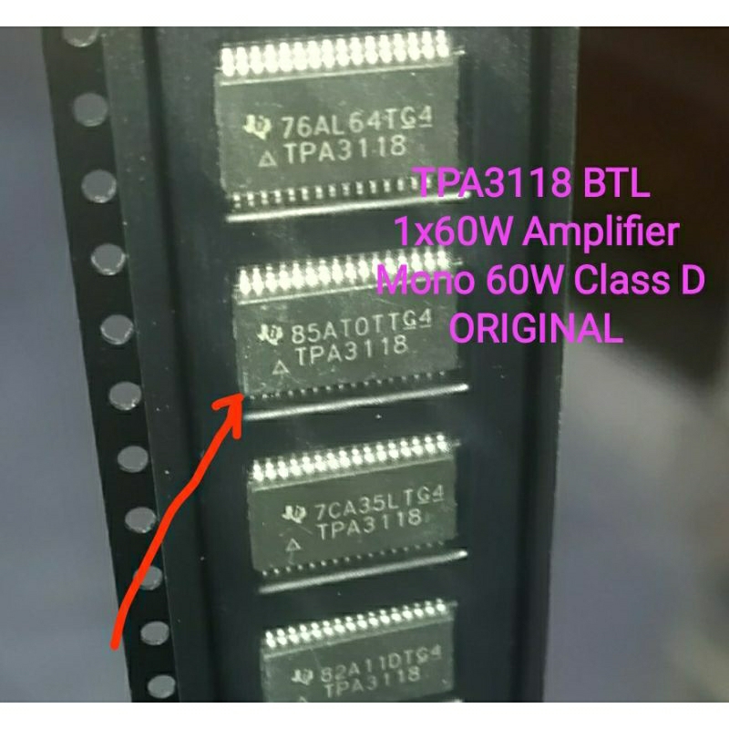 TPA3118 TPA3118D2 120W Class D Stereo Power Amplifier V2