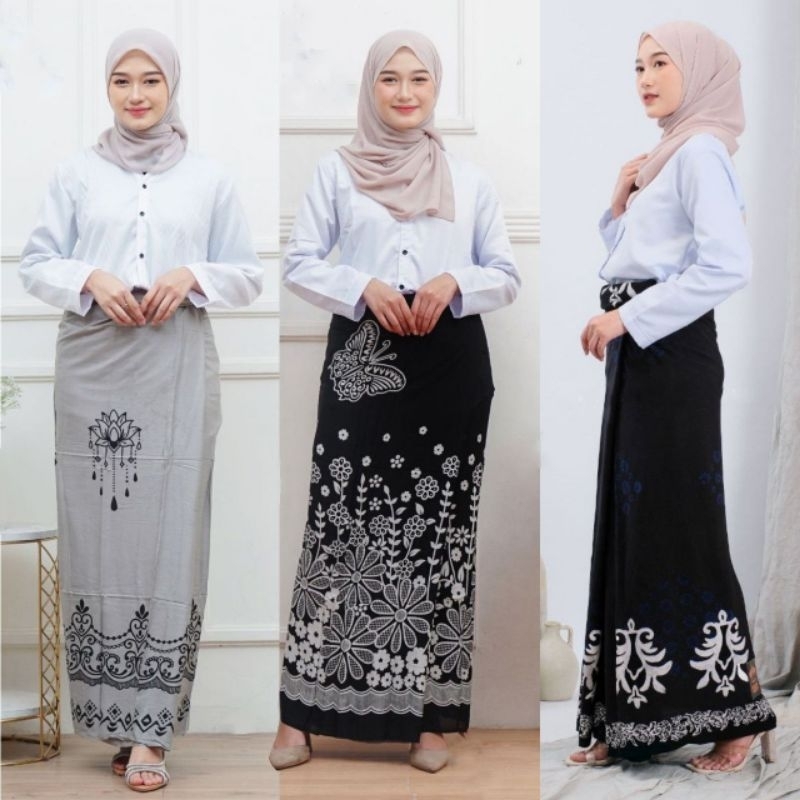Sarung batik wanita sarung goyor sarung santri wanita motif bunga sarung Aqil sarung Wajada