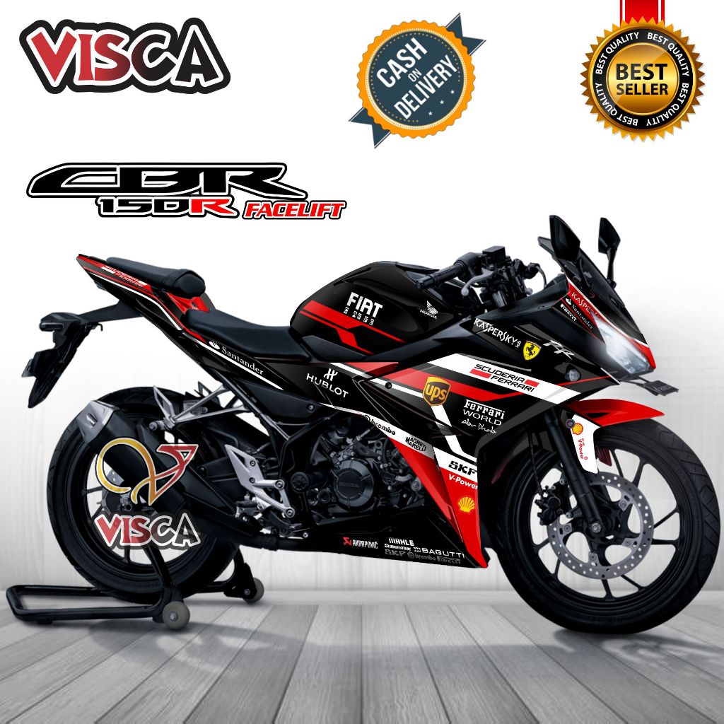Decal CBR 150R Facelift Full Body / Striping CBR 150R Facelift 2016 2017 2018 / Stiker Dekal CBR 150