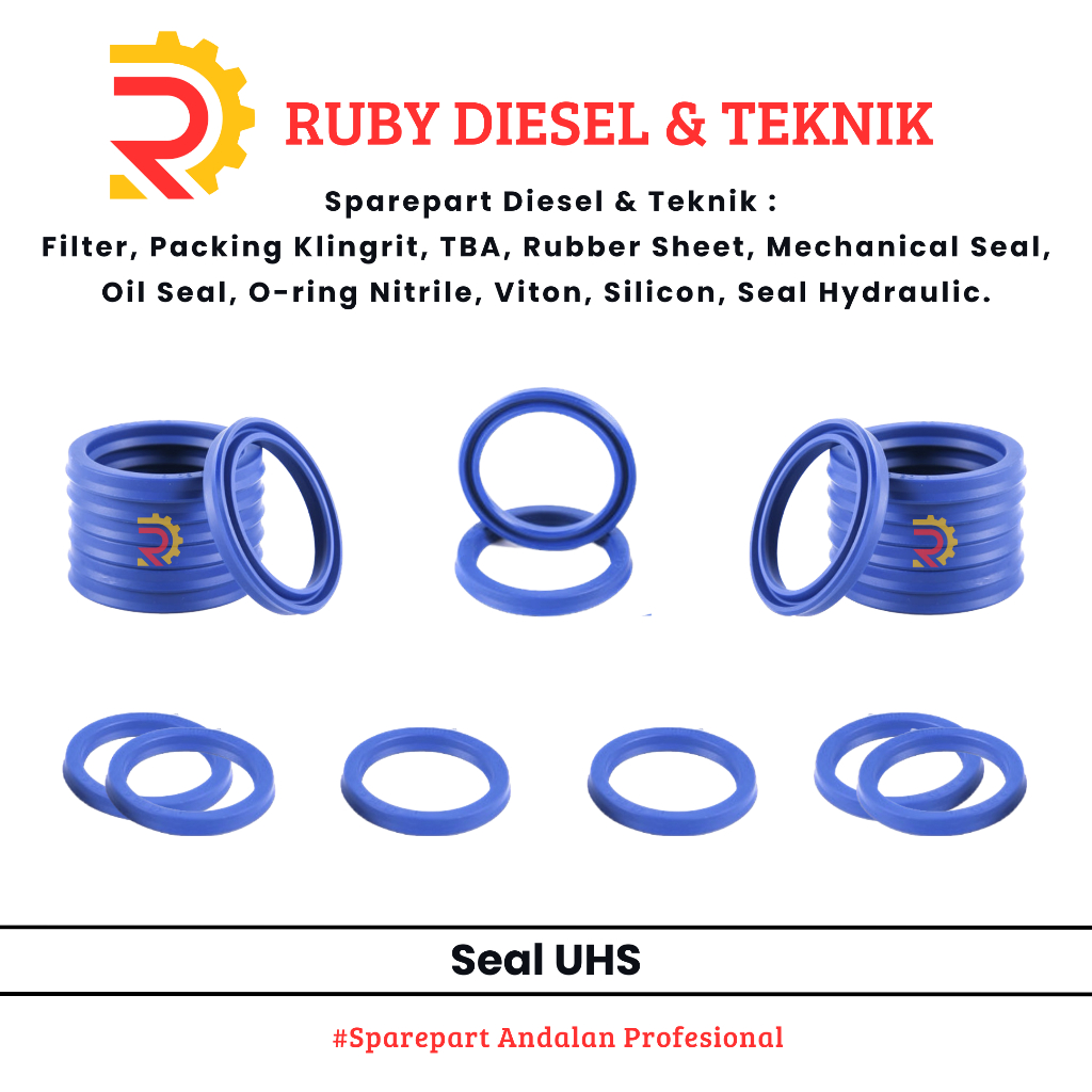 Seal UHS 60 80 12 - Seal Hydraulic 60x80x12 - ROD Seal - UN - UNS