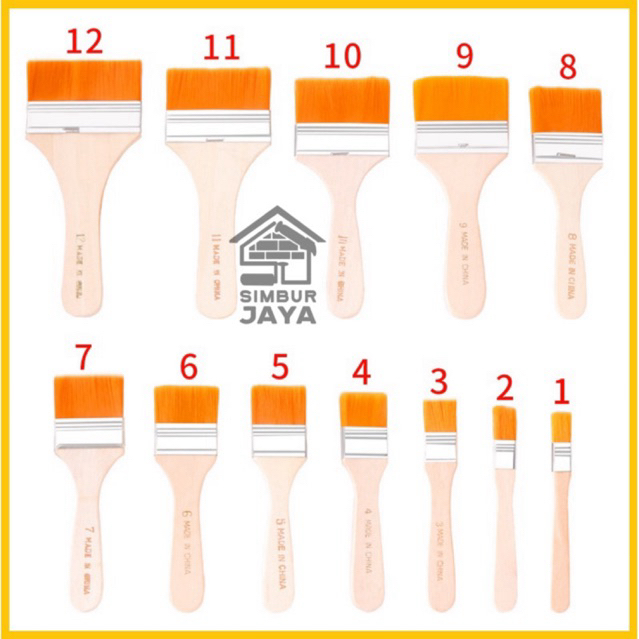 kuas nilon kuas kue cocok untuk oles kue halal 100%