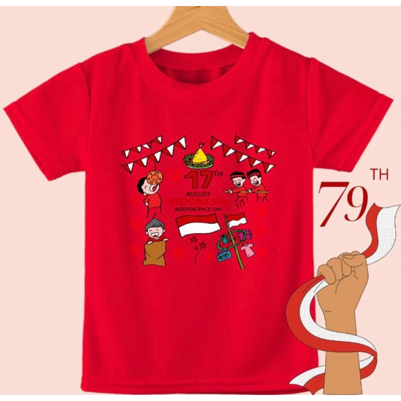 baju 17 agustus kaos kemerdekaan anak hut ri