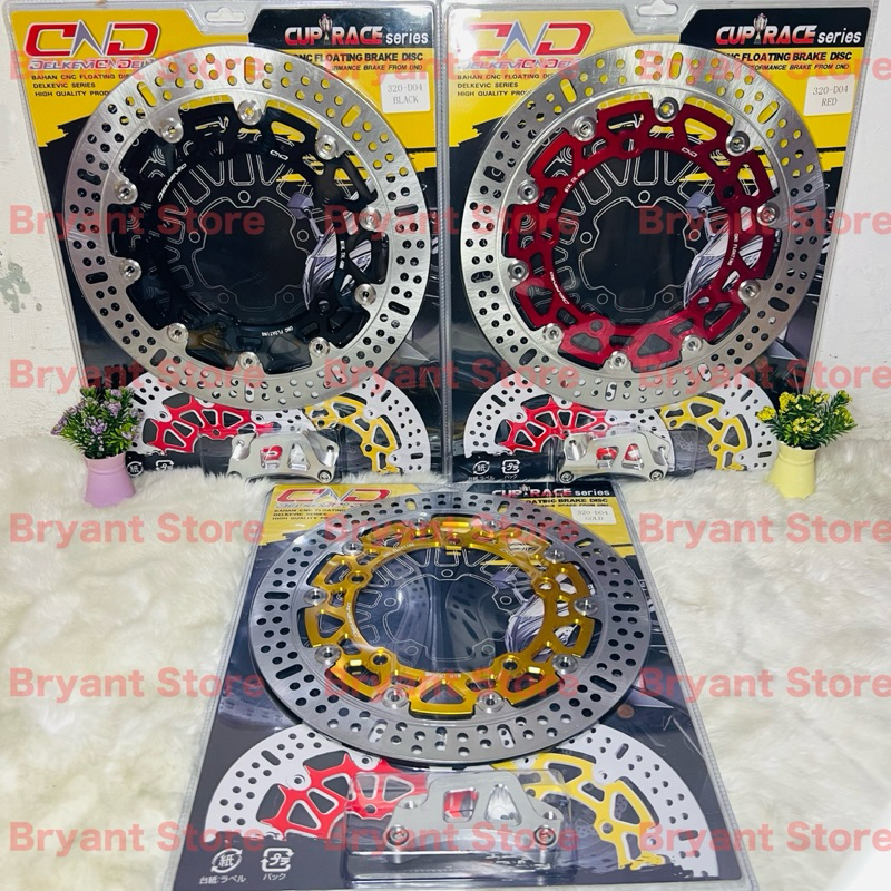 PIRINGAN CAKRAM DEPAN DELKEVIC 320MM D04 CB150 CB150R CBR NEW LED NEW K15 TIGER REVO MEGAPRO NEW CB 
