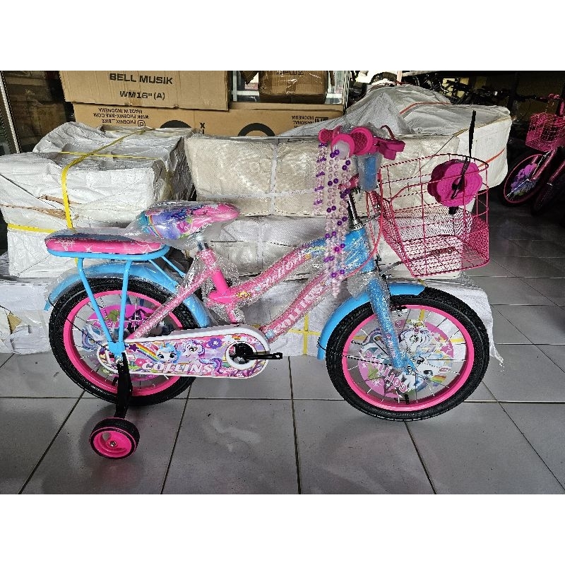 Sepeda Anak Perempuan Mini Velion Collins 12 16 18 Inch