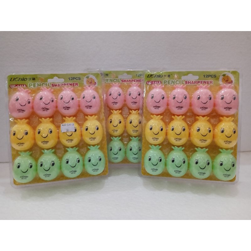 

Rautan Nanas / Pencil Sharpener UC-141A isi 12 pcs