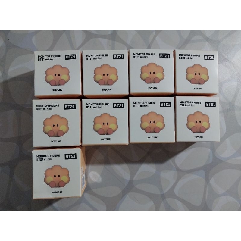 READY SALE OFFICIAL BT21 MONITOR FIGURE ( BACA DESKRIPSI )