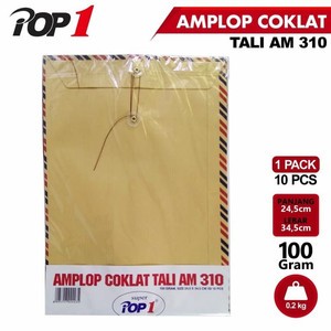 

Amplop Kraft AM+Tali @10 Pop 1 - 310