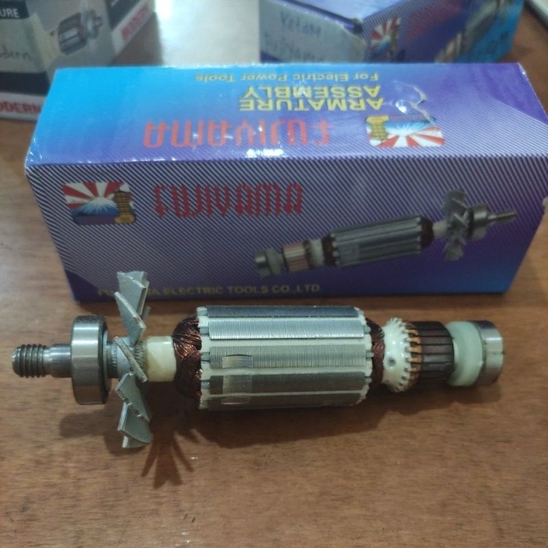armature ketam fujiyama PL 9900 / jantung mesin planner fujiyama / jantung mesin serut fujiyama / ja
