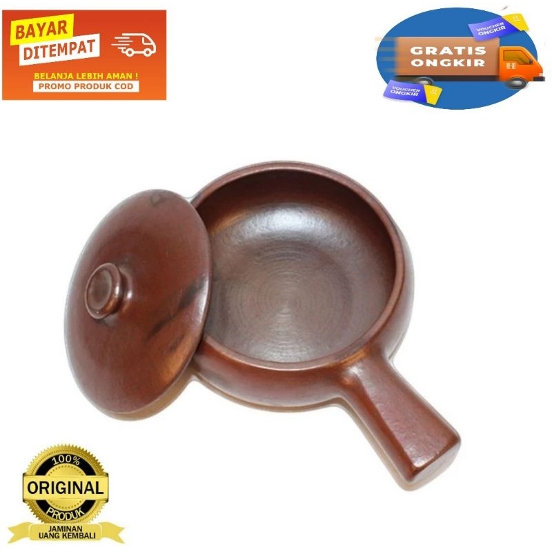 PANCI TEFLON REBUS JAMU PANCI SAYUR PANCI GAGANG TANAH LIAT PANCI GERABAH NATURAL CLAYPOT