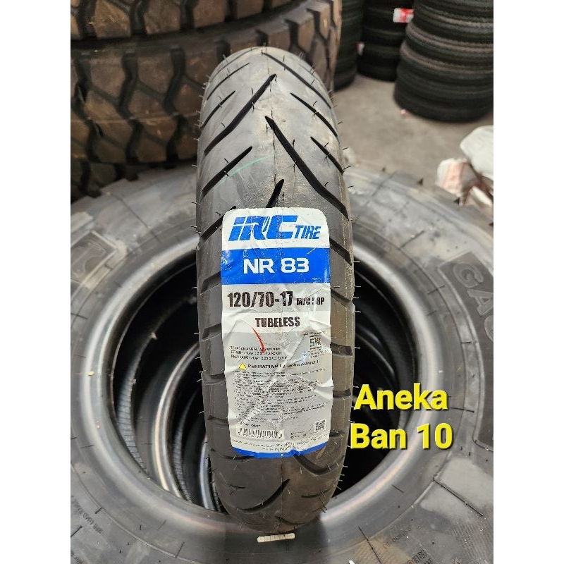 Ban IRC 120/70-17 NR83 Tubeless Ban Belakang Vixion