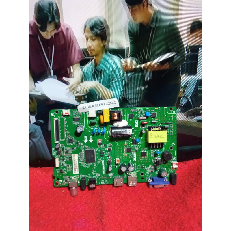 MESIN TV LED TOSHIBA 32S2900 - MOTHERBOARD MAINBOARD MB MOBO KOMPONEN TV TOSHIBA 32S2900