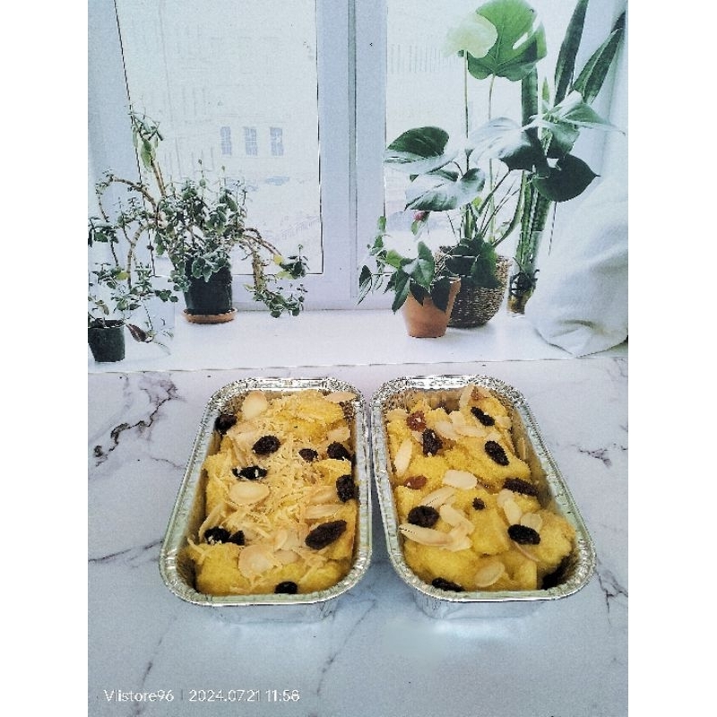 

Butter Bread Pudding Panggang | Puding Roti lembut dan wangi