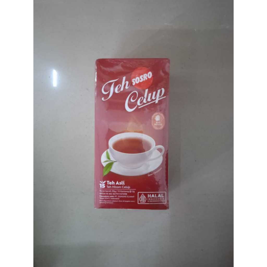 

TEH CELUP SOSRO MERAH 15pcs