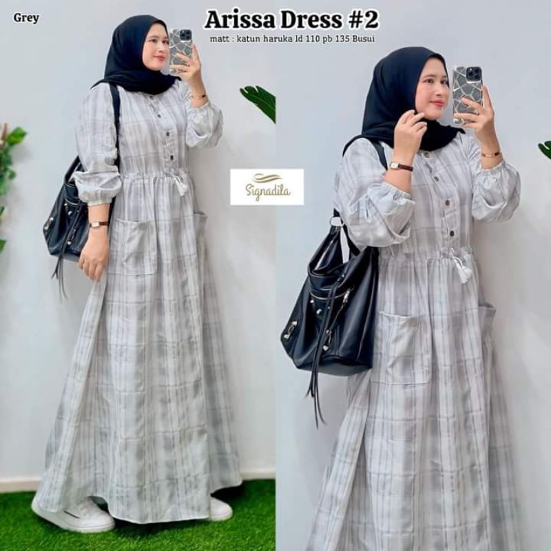 ARISSA DRESS #2 TALI PINGGANG SERUT