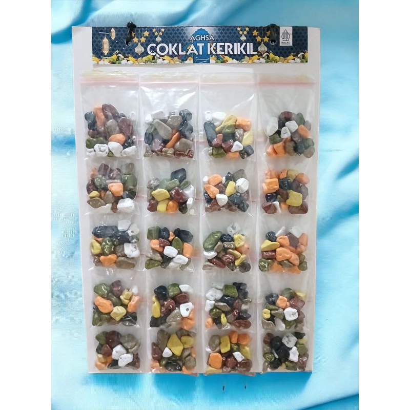 

Aghsa Coklat Kerikil (Chocolate Stone) 15 gr dan 20 gr
