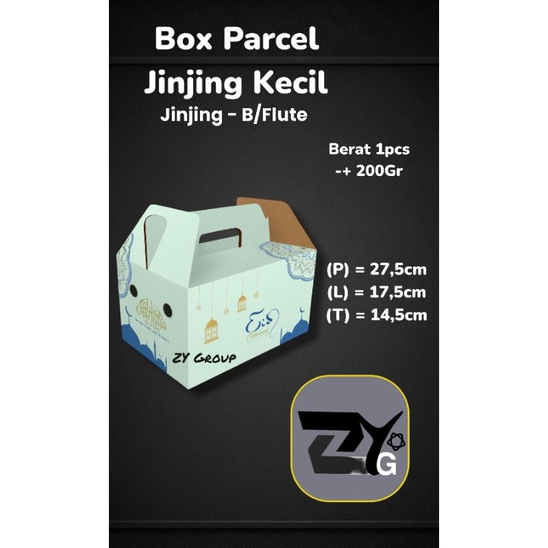 

Box Parcel • Kotak Lebaran• Kardus Jinjing Uk. 27,5 X 17,5 X 14,5cm