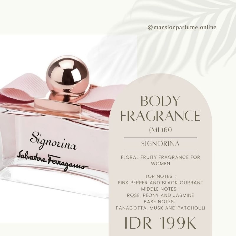 MANSION Parfum Premium , Signorina