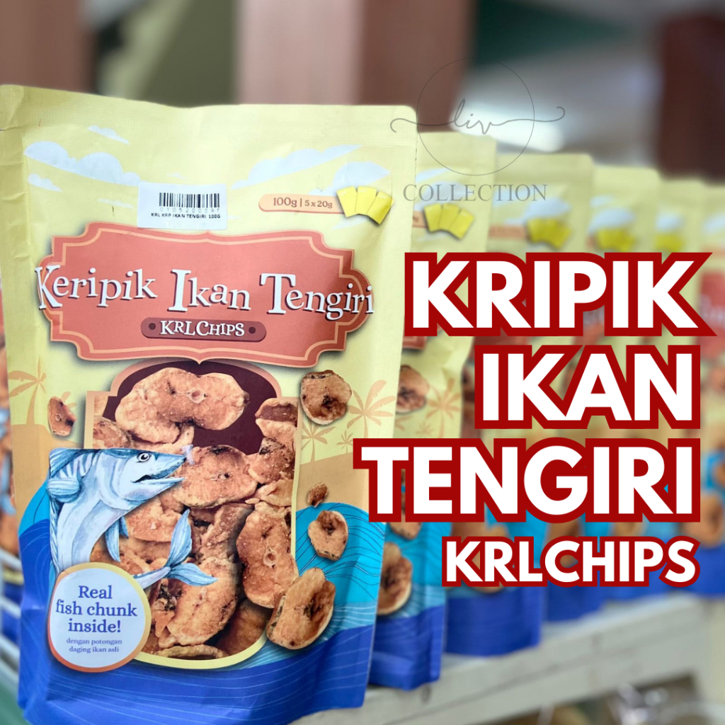 

KRLCHIPS KRIPIK IKAN TENGIRI - MACKEREL FISH CHIPS