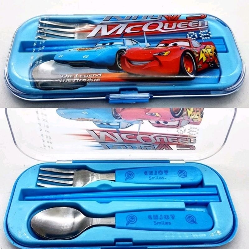 sendok set cars mcqueen