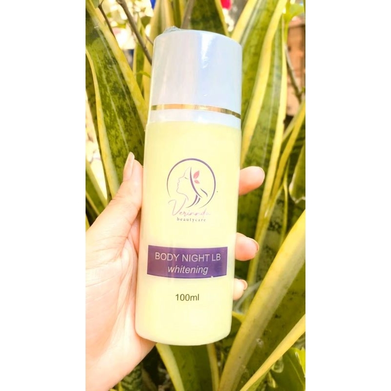 lotion malam forte Lb bpom/body night LB mencerahkan memutihkan