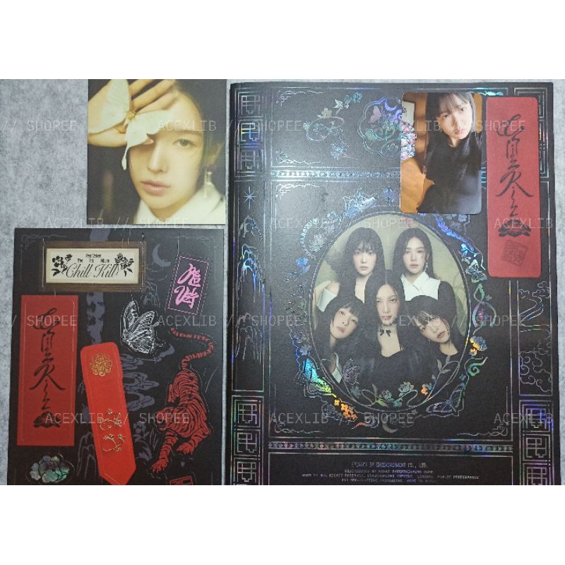 Album RV Red Velvet - Chill Kill (Sisters version) Fullset Unsealed PC Photocard Yeri Postcard Posca