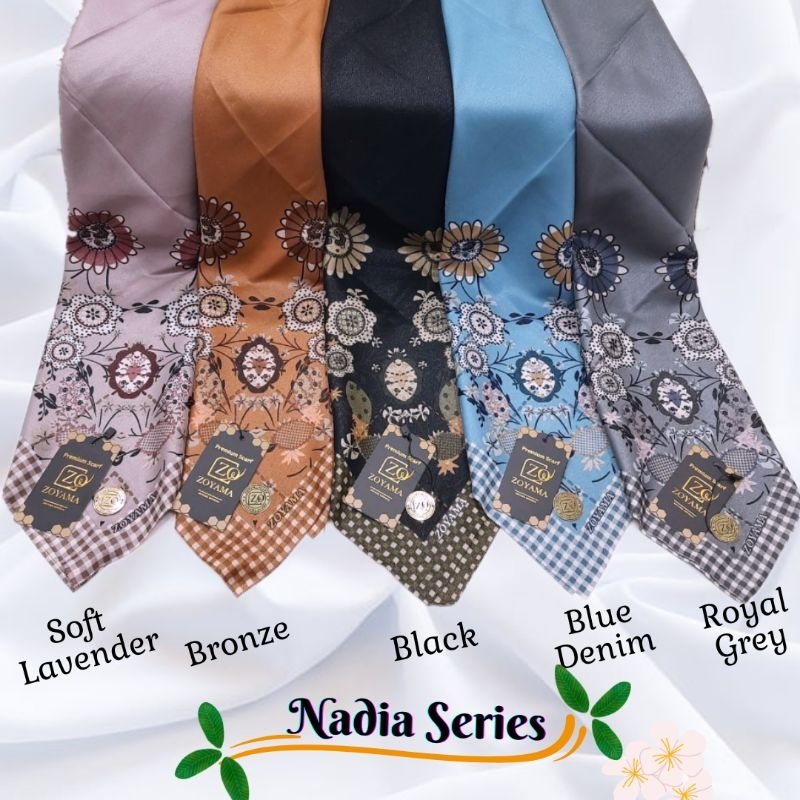 ZOYAMA Premium Scarf Motif Syari - Cotton Lurex