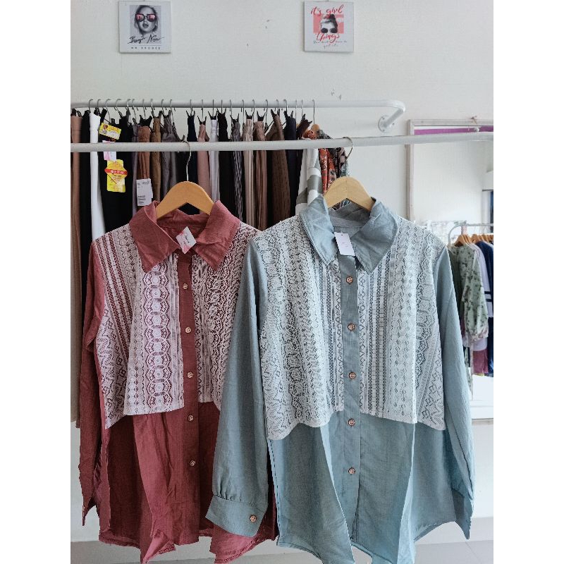 blouse polibrokat import L30