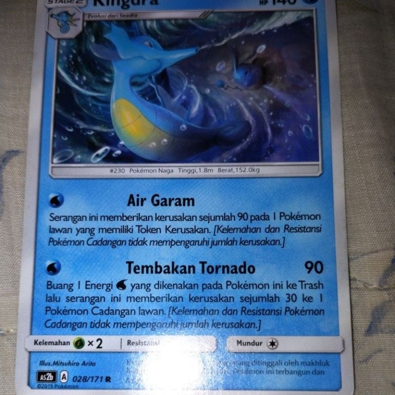 kartu pokemon asli kingdra