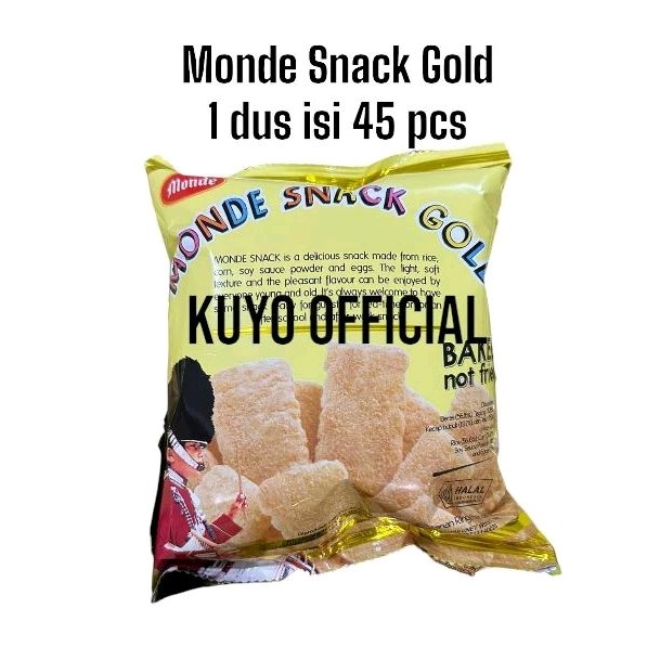 

Monde Serena Snack Gold 30gr Grosir 1 Dus Isi 45 Pcs Cemilan Murah