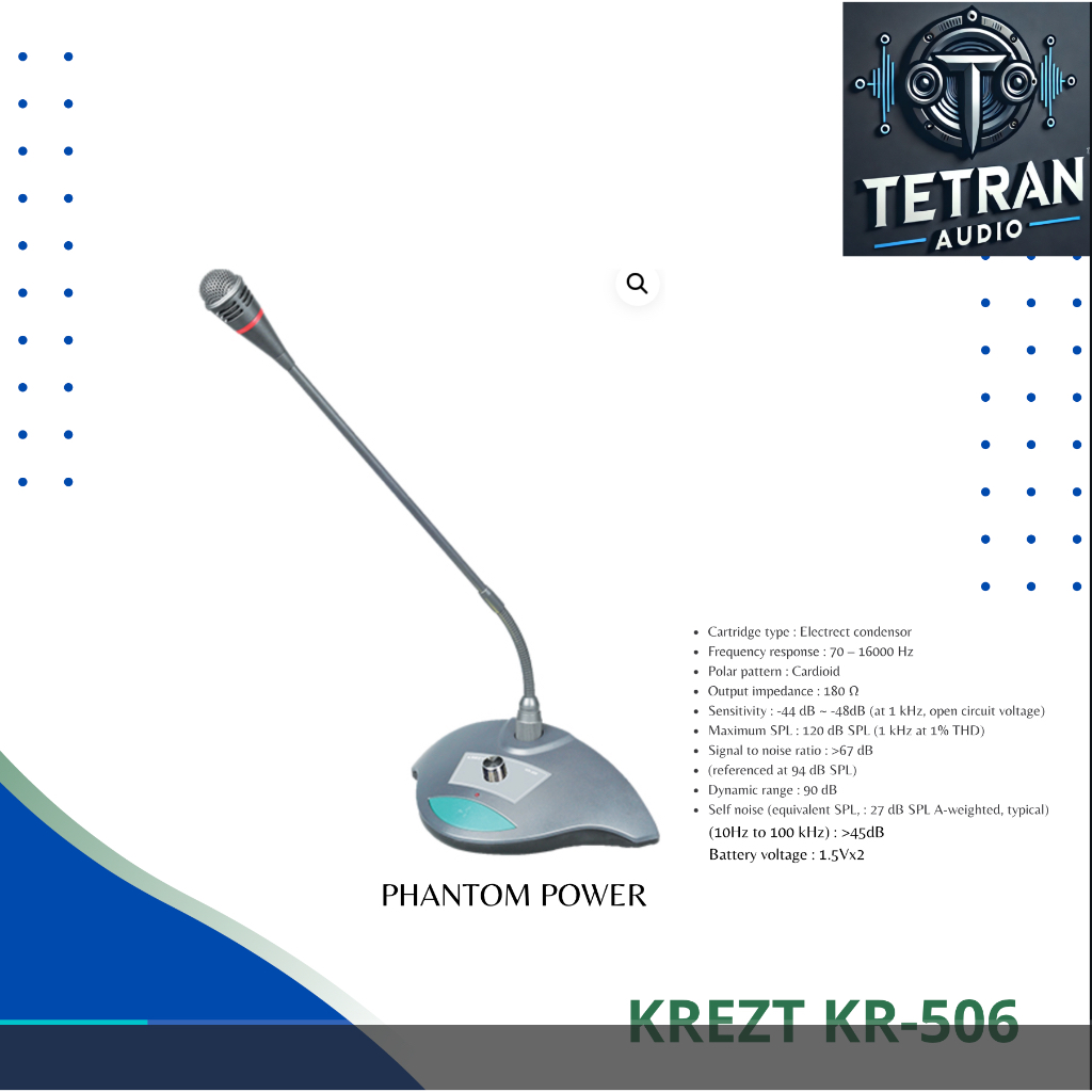 Mic Meja podium atau mimbar Krezt Kr 506 Support Phantom