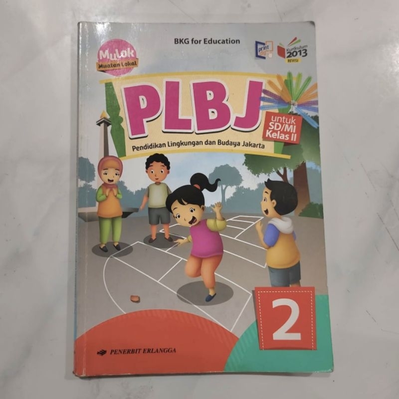 PLBJ KELAS 2 3 4 5 6 SD/MI ERLANGGA K13 REVISI TERBARU BEKAS